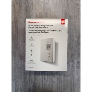 Honeywell RLV3120A 1005 Non-Programmable Heat Only TRIAC Line Volt Thermostat